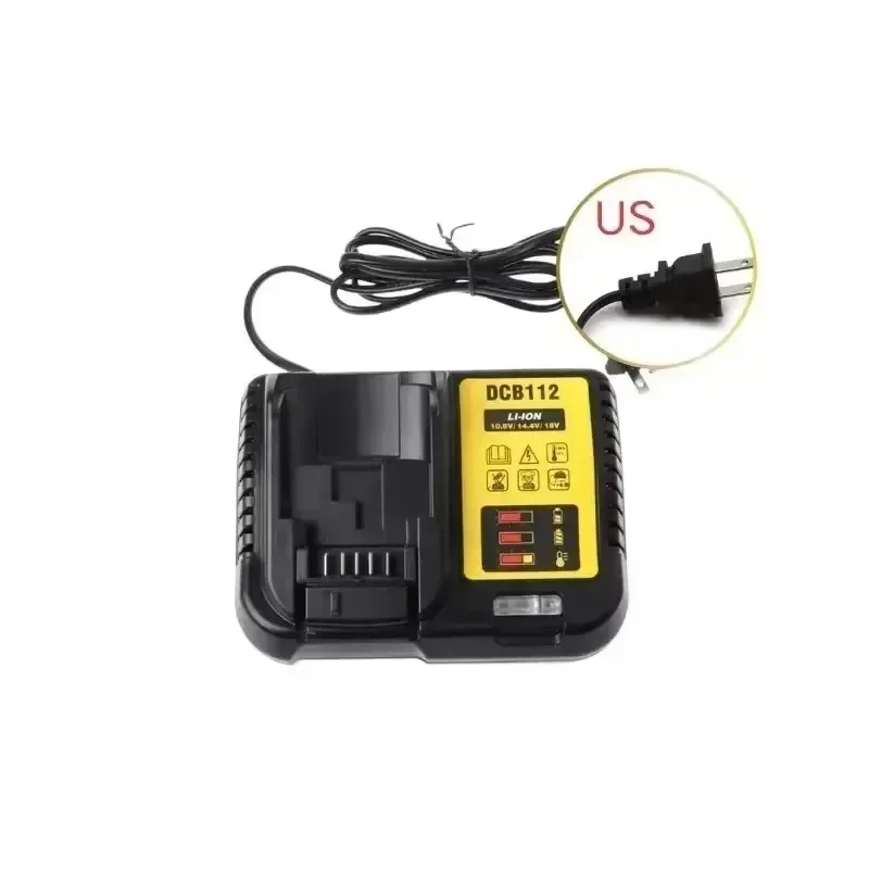 20V 18V DCB200 12.0Ah Replacement Li-ion Battery for DeWalt DCB200 DCB205 DCB201 Power Tool Battery 20 Volt MAX With Charger