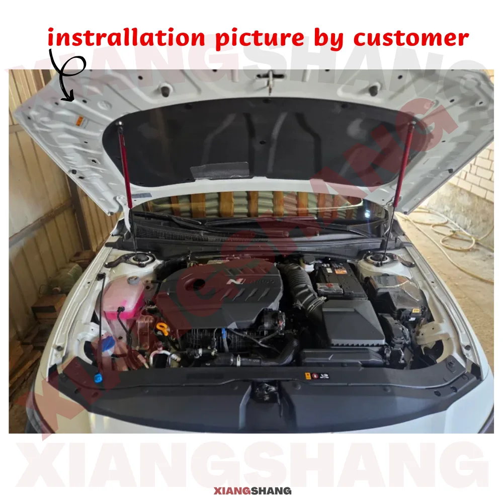 Hood Damper for Hendai Elantra (CN7) 2020-present Gas Strut Lift Support Front Bonnet Modify Gas Springs Shock Absorber