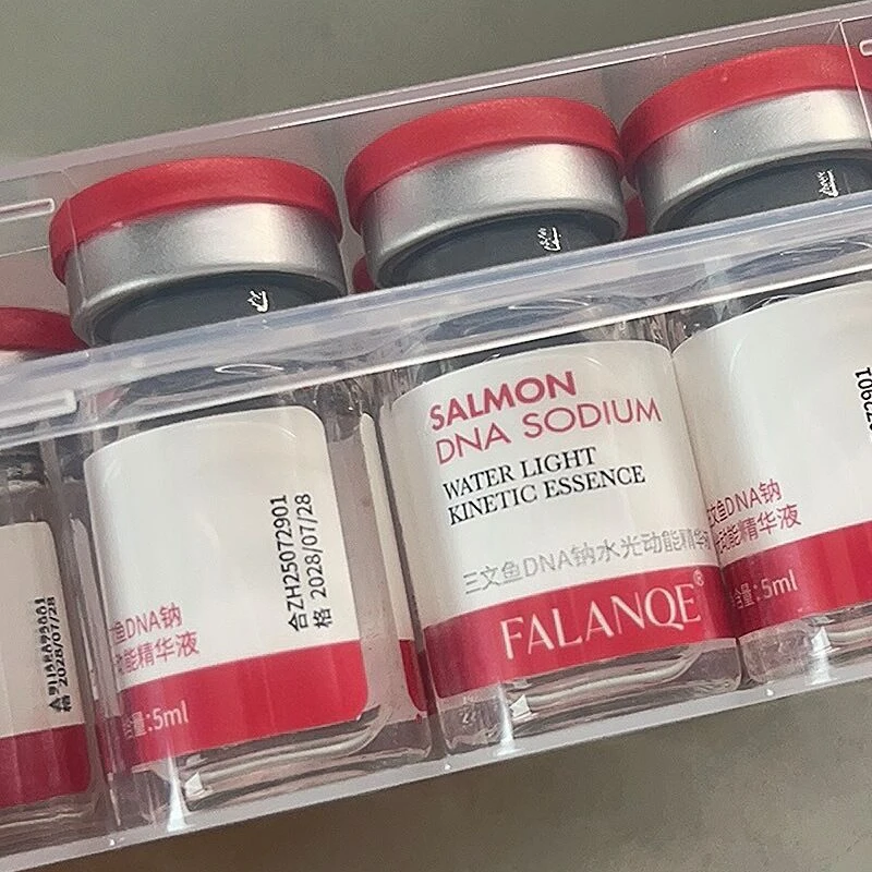 Lachs DNA Serum Aufhellung Bleaching Hyaluronsäure Stiel Zelle Peptid Spray Wasser Hautpflege Booster Serum Set Feuchtigkeitsspendende