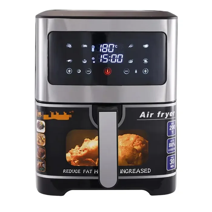 

2026 New Model Multi-functional2026 6.5L 7L 7.5L Best Hot Sale Electric Deep Air Fryer Non-stick Cooking Pot Digital Over Heatin