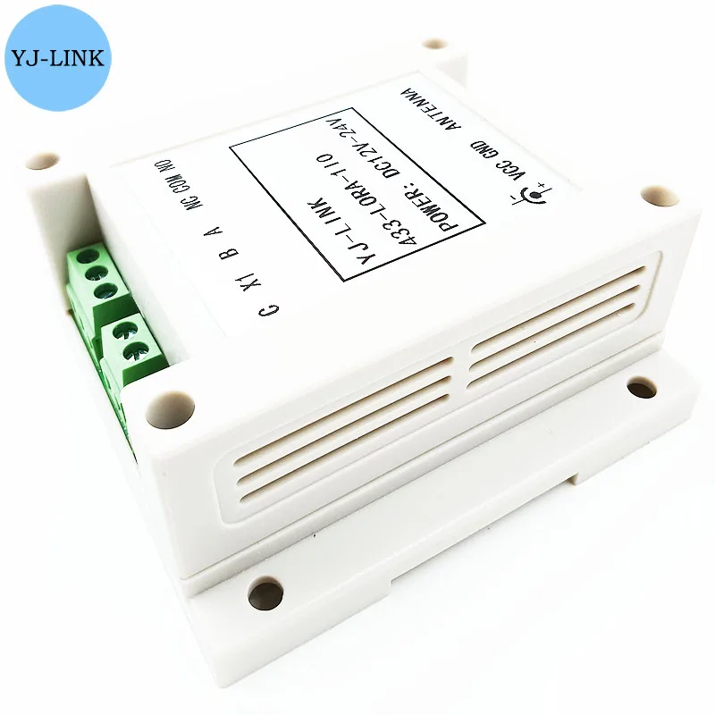 1CH 433MHz Lora Remote I/O Controller Wireless Transmission Point-to-Point Relay Switch Module
