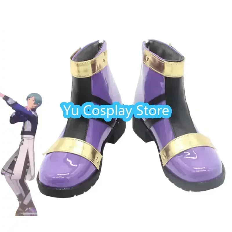 

Yu-Cosplay Shinkai Kanata обувь для косплея игровой ансамбль звезды Comet Halation реквизит для косплея обувь из искусственной кожи сапоги на Хэллоуин на заказ