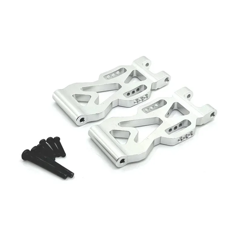 SCY 1/16 16101 16102 16103 16104 16106 16201 JJRC Q117 piezas de coche RC brazo oscilante inferior trasero de Metal