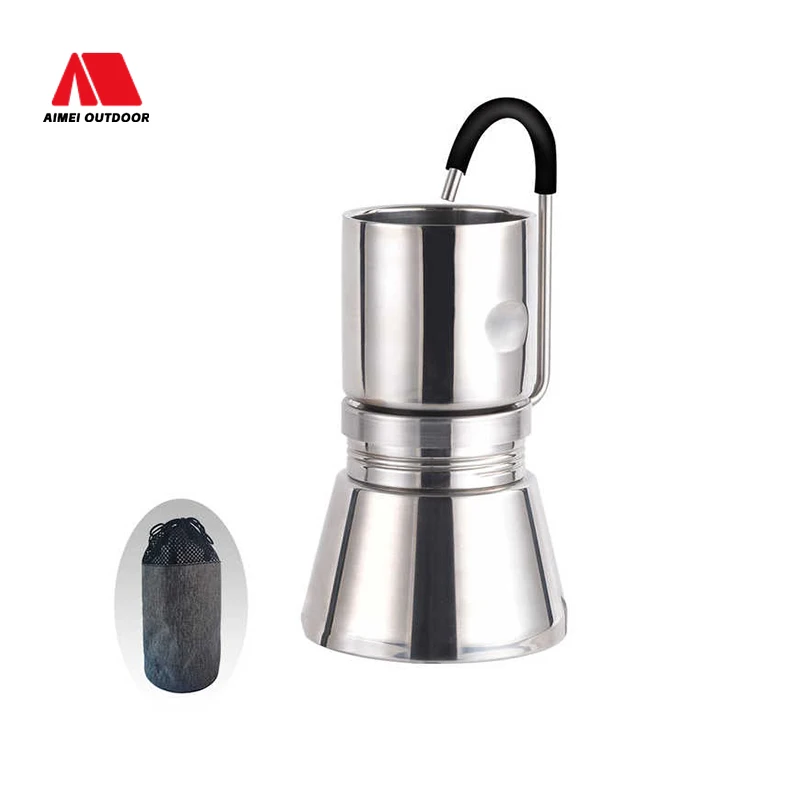 Maestro Phase de Lune кофе из нержавеющей стали Still Moka Pot бытовая ручная кофемашина для барбекю