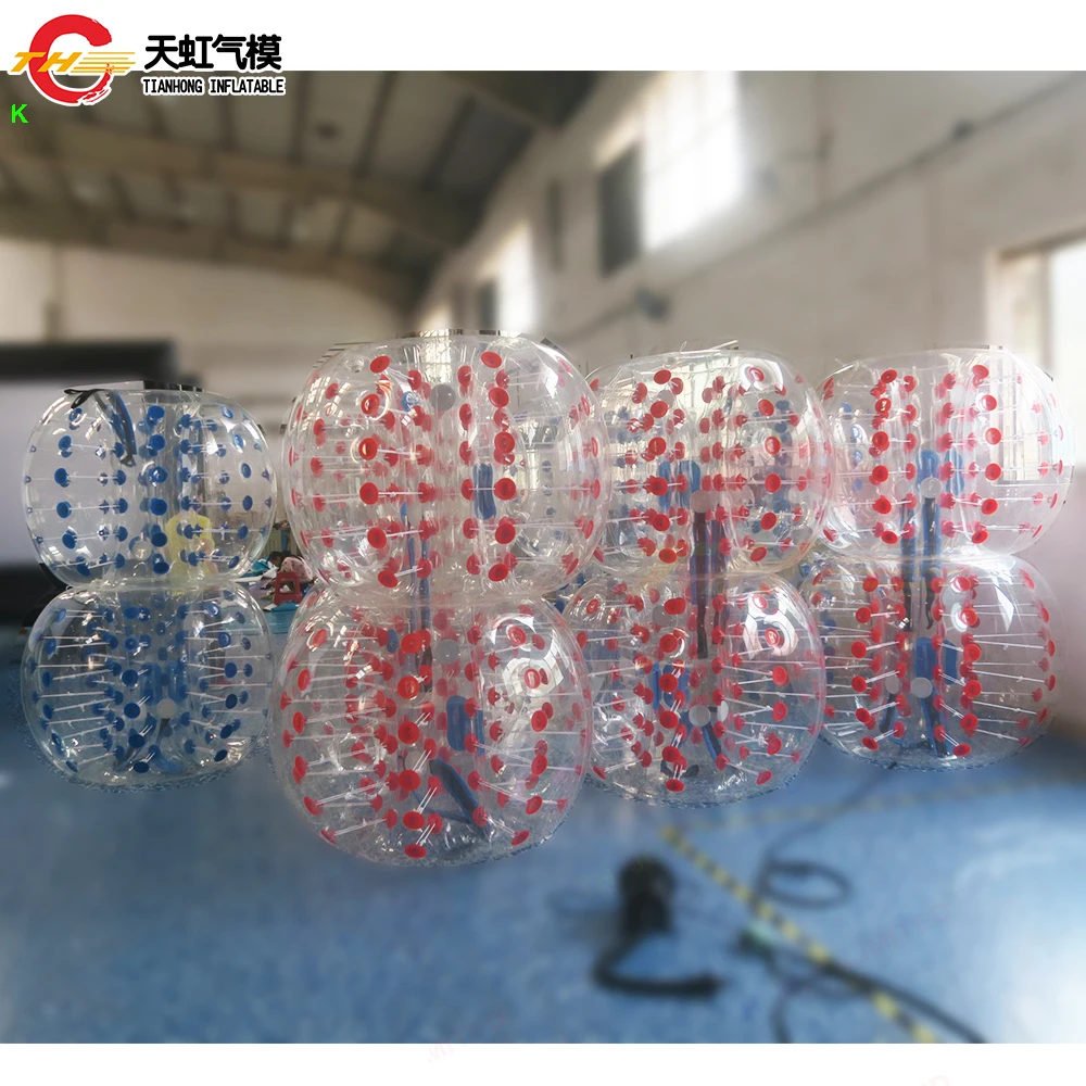 Fast Shipping 6pcs/lot inflatable bumper ball human body inflatable bubble ball for children and adult football match