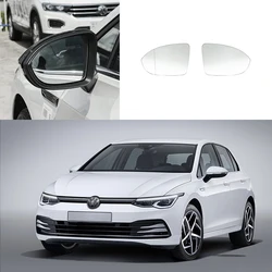 Heated Auto Side Mirror Glass for VW Golf 8 MK8 VIII GTI R 2021 2022 2023 rearview left right replace