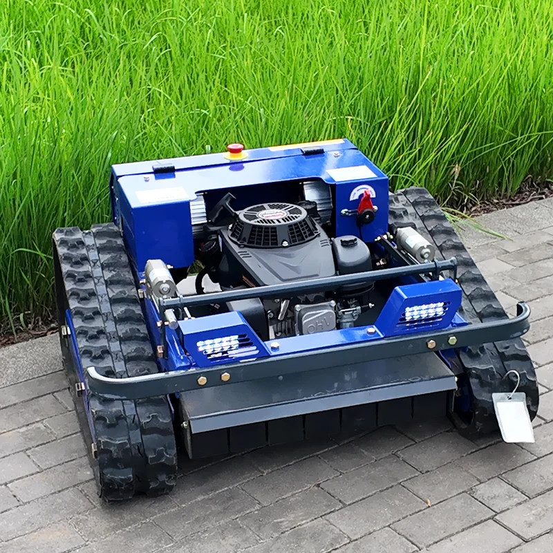 

Customized Self-Propelled 4-Stroke Remote-Controlled Crawler Lawn Mower Eco-Friendly with Minimal Impact on Surrounding