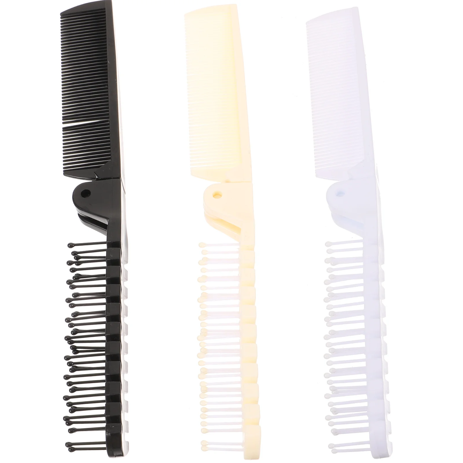 

3Pcs Foldable Travel Comb Compact Portable Hair Brush Durable Detangling Tool for All Hair Types Travel Brush Small Hairbrush