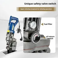 MHP-20 Angle Iron Punching Machine Electric Hydraulic Hole Puncher for Punching Steel,Angle Steel Iron Aluminum Plate 1300W