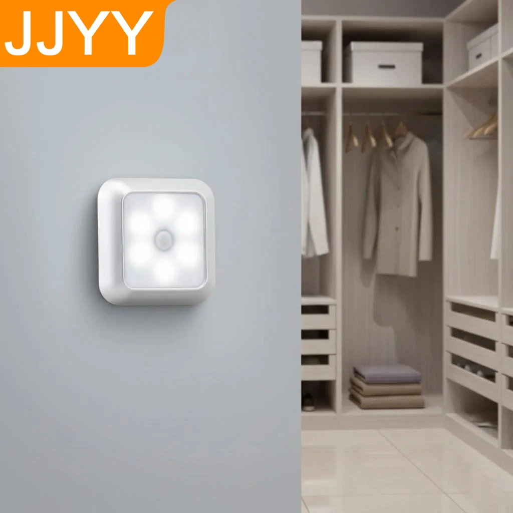 

Sensor Night Light LED Motion Activated for Wardrobe Bedside Toilet Staircase Bedroom Home Corridor Ambient Lighting Decor