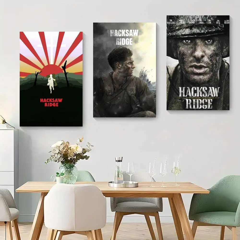 Movie Hacksaw Ridge DIY Sticky Poster Whitepaper Prints Posters Artwork Vintage Decorative Painting