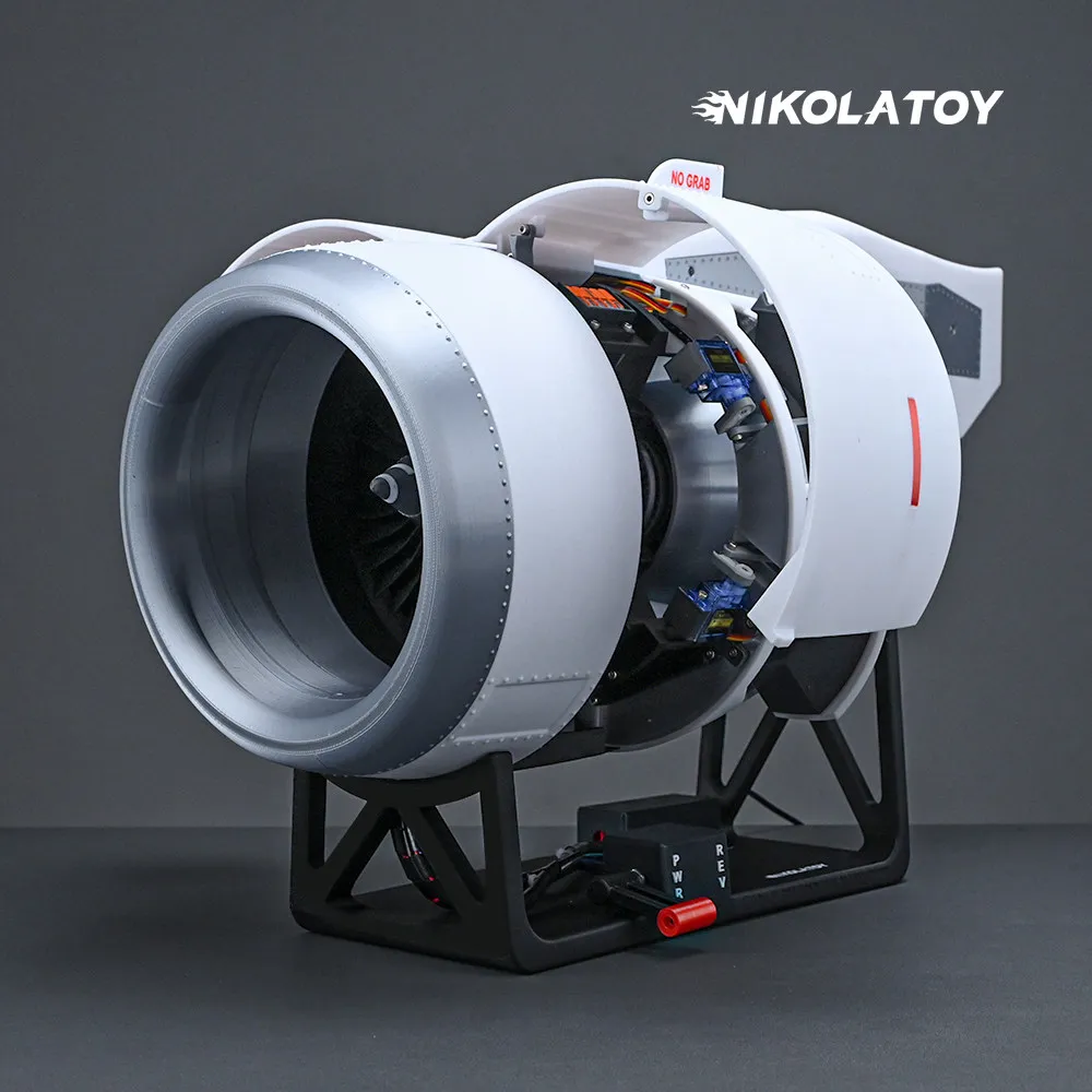 Airbus A320 Turbofan Engine Teaching Model Aircraft DIY Engine Science Education Tool Toy Gift for Friends