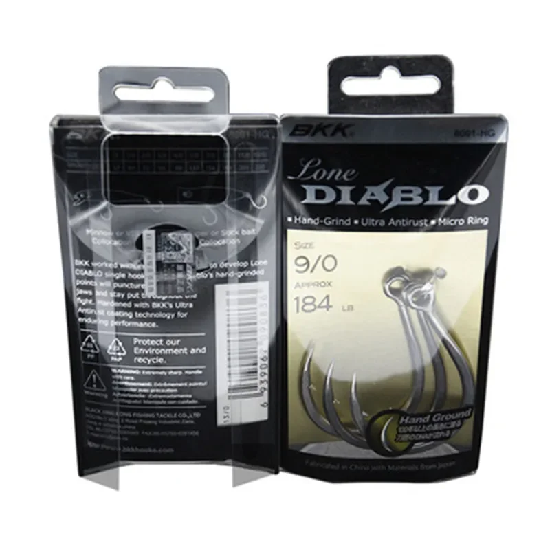 

BKK Lone Diablo Lure Single Fishing Hook High-carbon Steel Ocean Boat Fishing Big Fishhooks 8091-5X-HG Famous Fish Hook In China