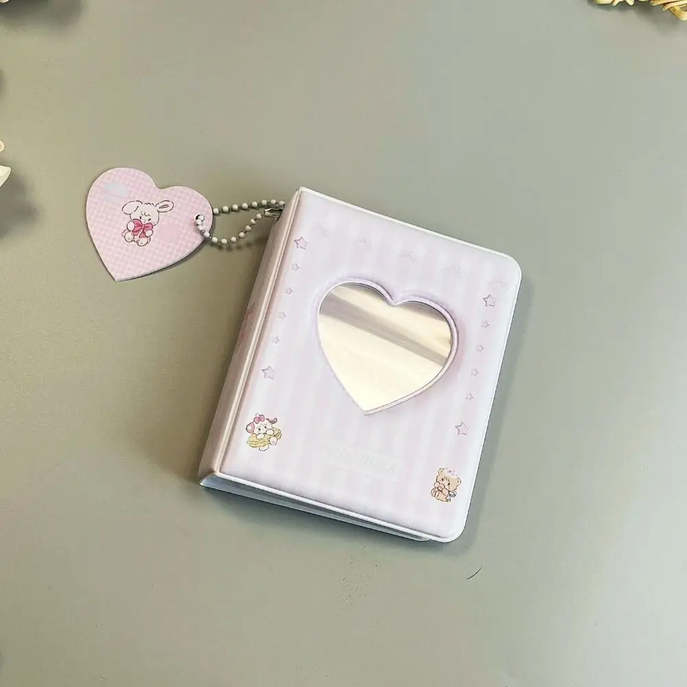 PP الأكمام حقيبة جوفاء القلب ألبوم بطاقة المنظم البسيطة 3 بوصة ألبوم الصور تخزين الألبوم Kawaii صور تخزين كتاب لعبة هدية