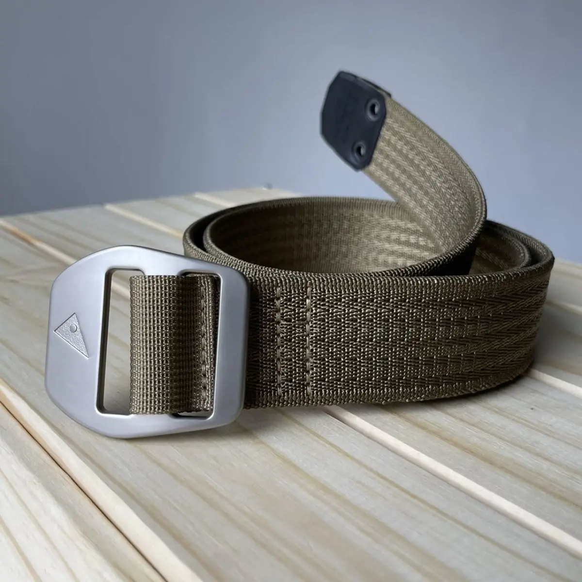 

Men's Tactical Belt, Elastic Nylon Belt, Hole‑free Waistband, Metal Buckle Belt, Outdoor Sports Belt, Student Casual Belt