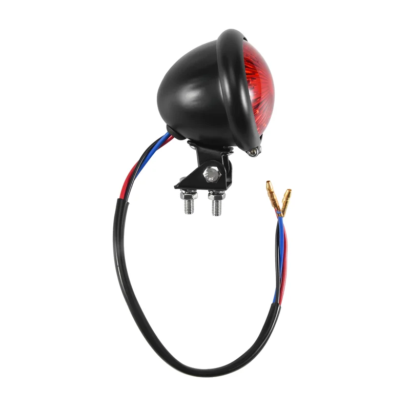 الرائدة حافة-الأحمر 12 فولت Led أسود قابل للتعديل مقهى المتسابق نمط وقف الذيل ضوء الدراجات النارية الفرامل لمبة خلفية الذيل ضوء ل المروحية Bo