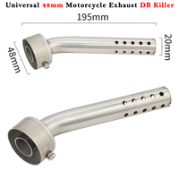 48mm Universal Motorcycle Exhaust Muffler Insert Baffle Pressure Purpose Dual Regulator Core Escape Pipe DB Killer Silence
