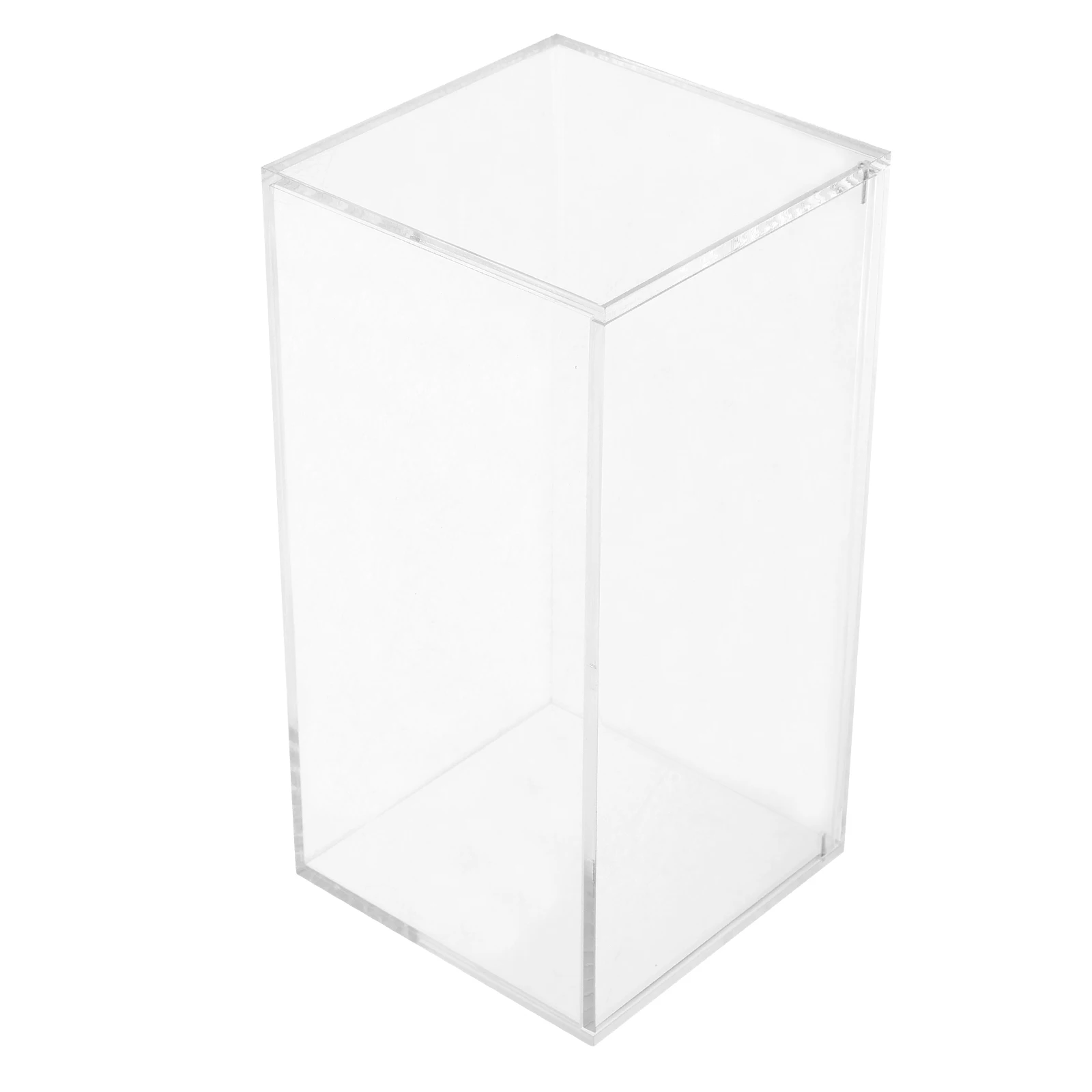 

Dryer Sheet Box Clear Acrylic Storage Bin with Lid Laundry Detergents Dispenser Beads Container Multifunctional Transparent