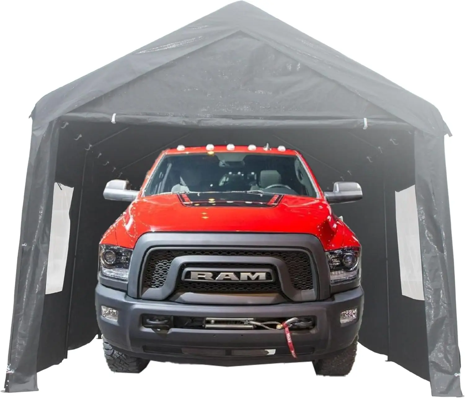 

10X20Ft Heavy Duty Canopy Carport Outdoor Portable Garage Grey