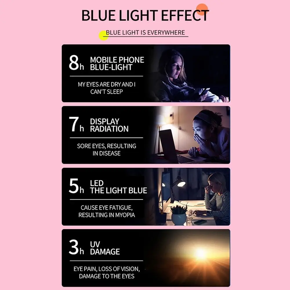 UV400 Metal Night Vision Clips Magnetic Glasses  with Magnet Clip On Sunglasses Anti Blue Light Glasses 3 In 1 Glasses