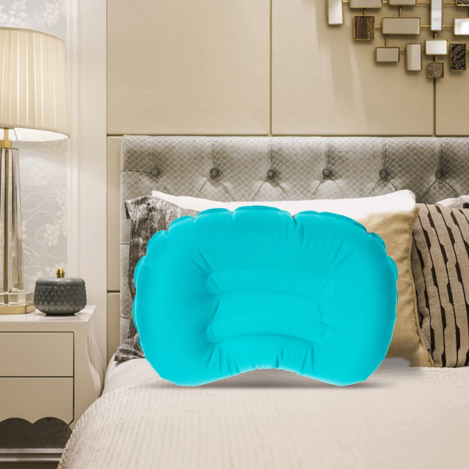 

Inflatable Pillow High Quality Material Wide Application As Back Bed Rest Tool for Outdoor Camping Travel Comfortable Support