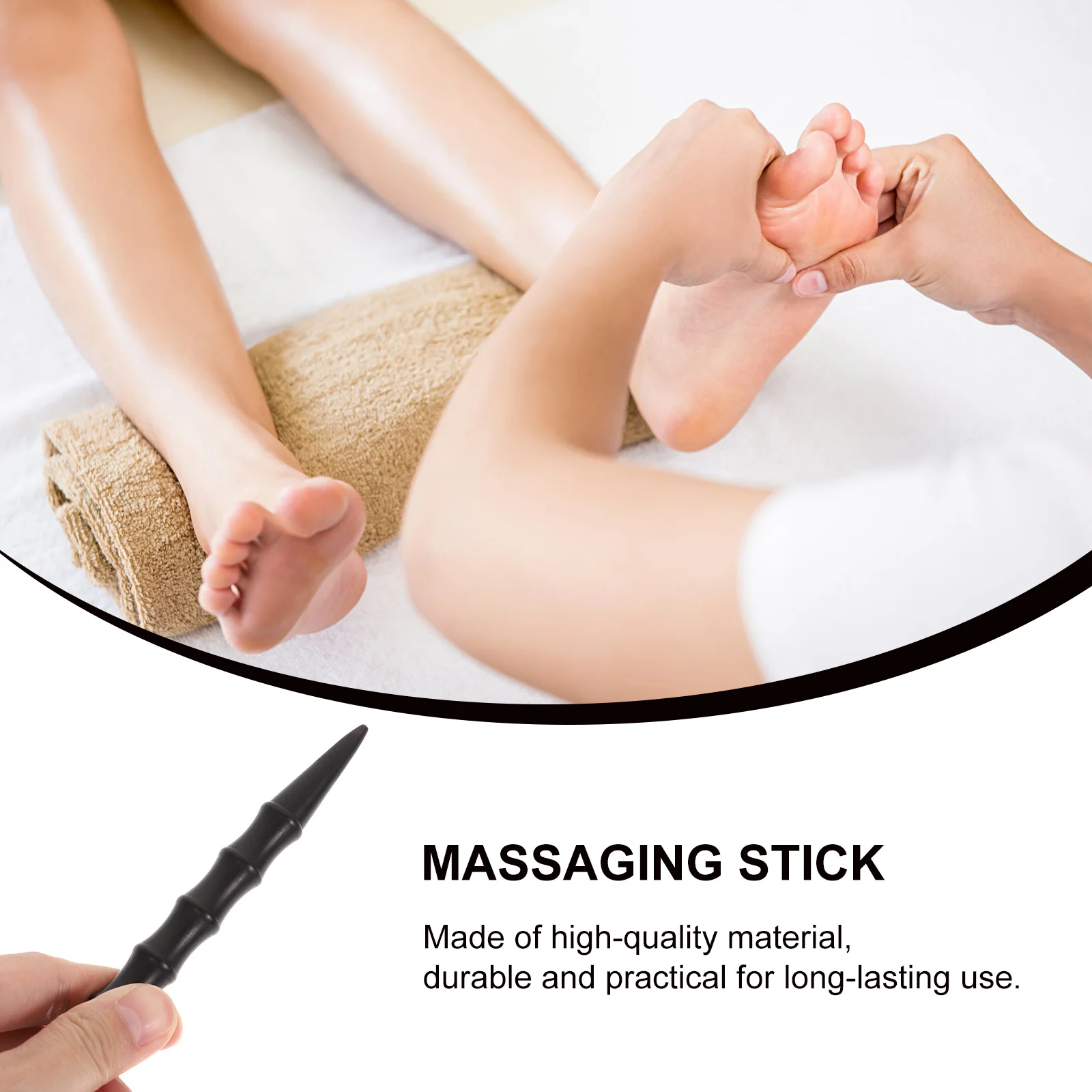 

1 шт. деревянная массажная палочка эргономичный ручной меридианный массажер для акупунктурных точек для всего тела, шеи, плеч, инструмент для массажа ног