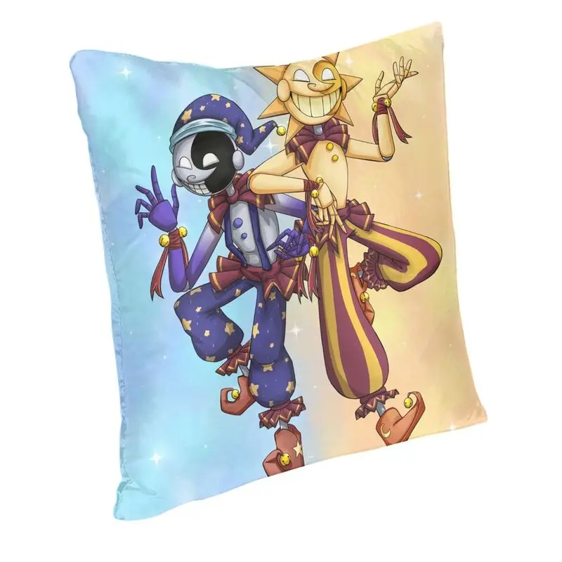 SunDrop And MoonDrop Cushion Covers 50x50cm Polyester Fnaf Security Breach Pillow Case for Sofa Square Pillowcase Decoration