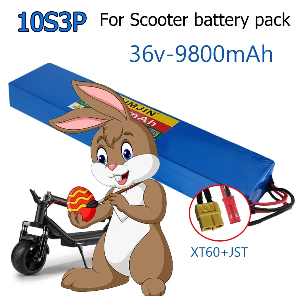 

10S3P lithium battery 36V 9000mAh , upgraded rechargeable 18650 battery pack 42V for M365 electric scooter XT60+JST plug