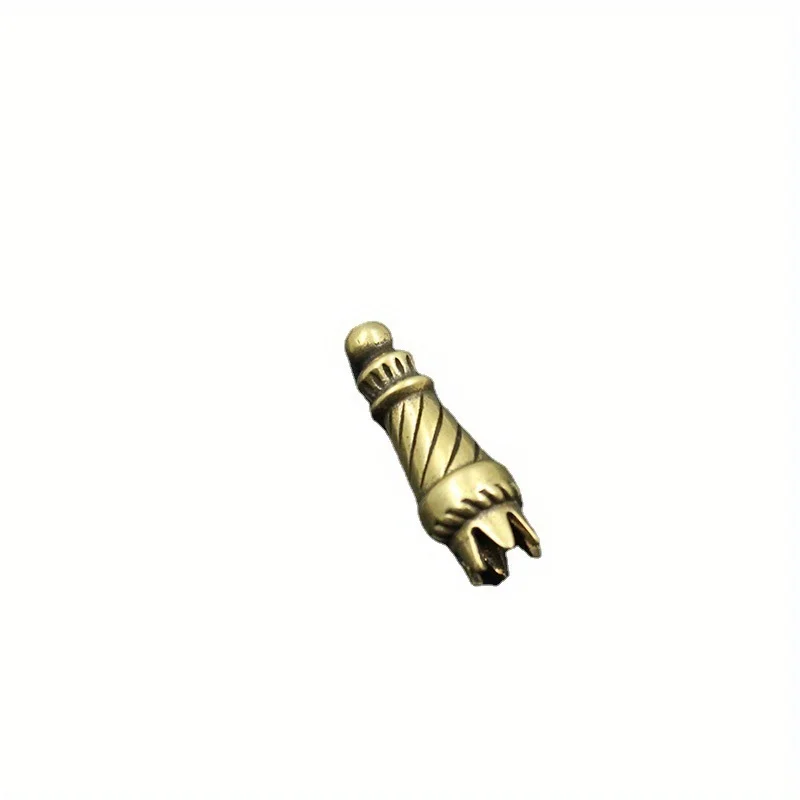 2Pcs Brass String Pendant Trouser Rope Hoodie Hat Drawstring Head Accessories DIY String Finishing Buckle