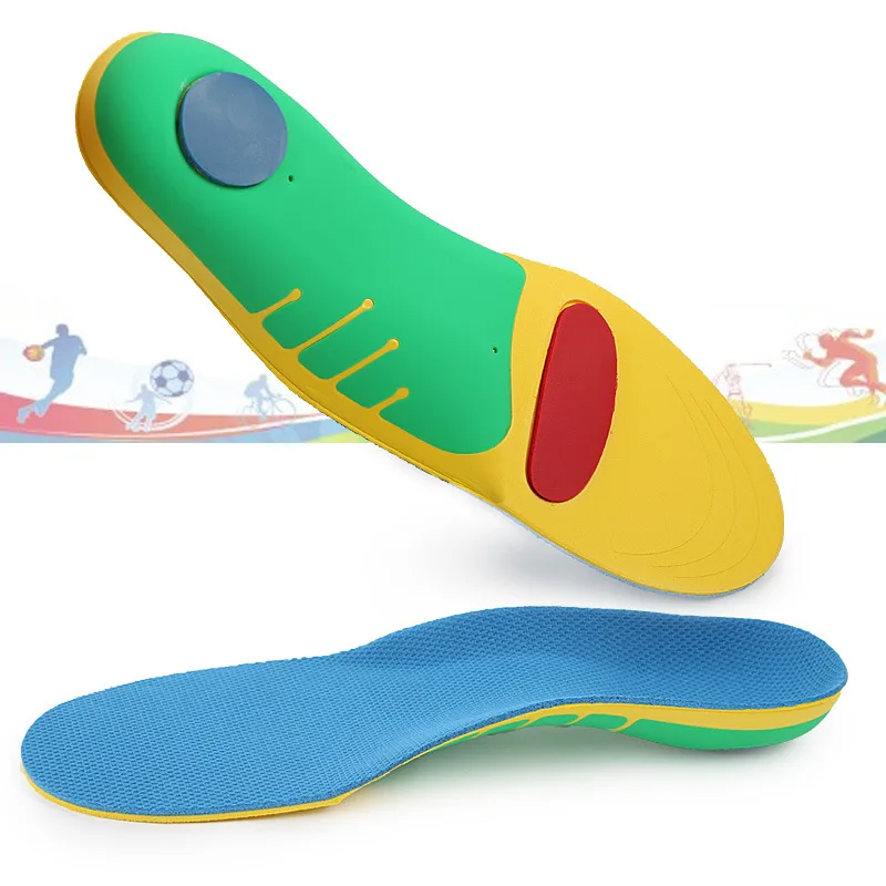 ฟุตพื้นรองเท้า Orthotic Arch สูงสนับสนุนเท้า Orthopedic Insoles Flat Foot Correction รองเท้า Pad สุขภาพพื้นรองเท้า