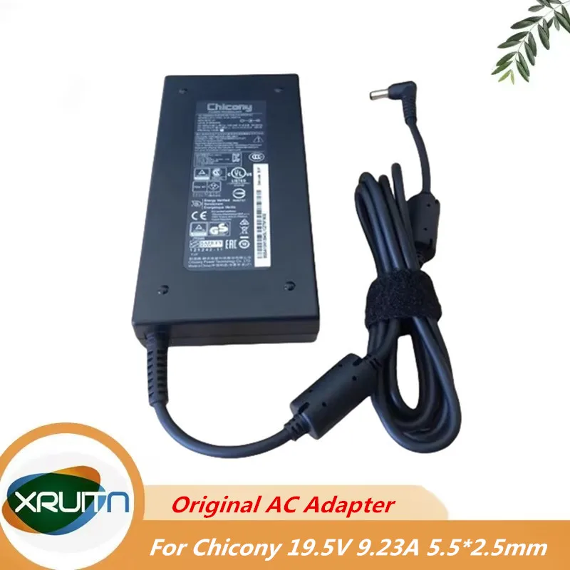 

Оригинальный адаптер для ноутбука Chicony 19,5 В, 9,23 А, 180 Вт A15-180P1A A17-180P4A ADP-180 МБ, зарядное устройство для MSI GS70 GE62 GS63 GS70 WS60