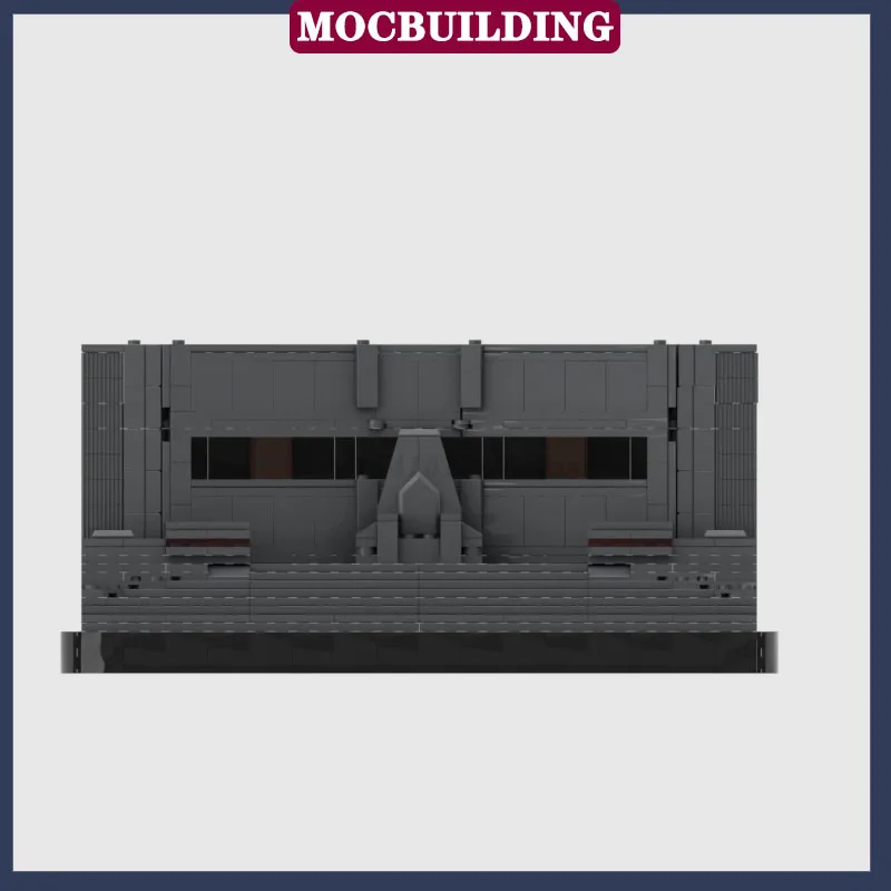 MOC قلعة العرش نموذج بنة التجمع كهف لتقوم بها بنفسك الفضاء الحروب جمع لعبة هدية