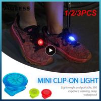 1/2/3PCS Running Light Led Luminous Shoe Clip Light Multifunctional Mini Night Running Warning Light Safety Clips Outdoor