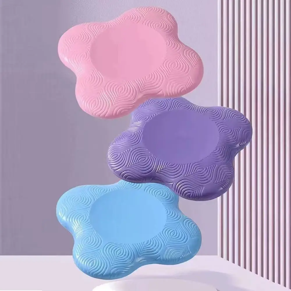 قطعتان من وسادات الركبة اليوغا السميكة - حصيرة دعم ناعمة ممتصة للصدمات من مادة TPE - حماية خفيفة الوزن محمولة للياقة البدنية والتمرين