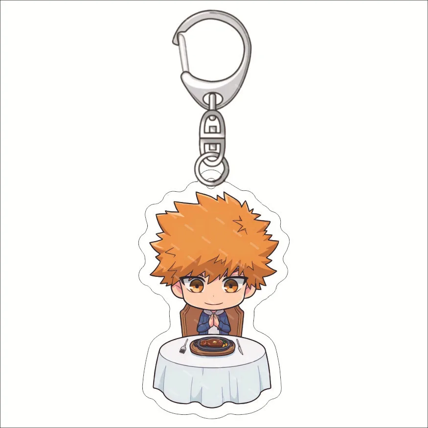 Anime Blue Lock Acrylic Girl Keychain Fashion Bag Charms Pendant Cute Creative Ornaments Key Ring Figure Cartoon Friends Gift view 2