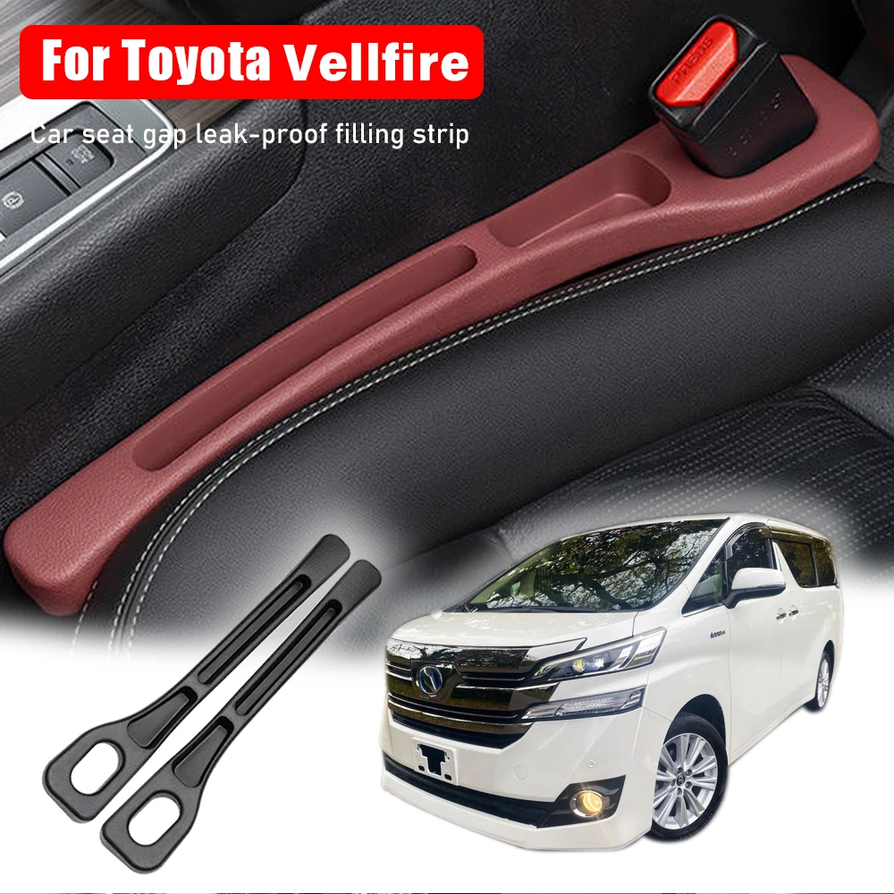 

2008-2024 For Toyota Vellfire 20 30 40 ah20 ah30 Alphard 2PCS Car Seat Gap Filler Strips Auto Seat Kit interior Accessories