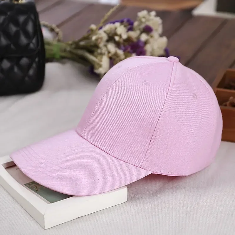 

Dad Hat Cap for Men Women Unisex Solid Color Men and Women Universal Baseball Cap Outdoor Sports Casual Girl Ponytail Hat Sale