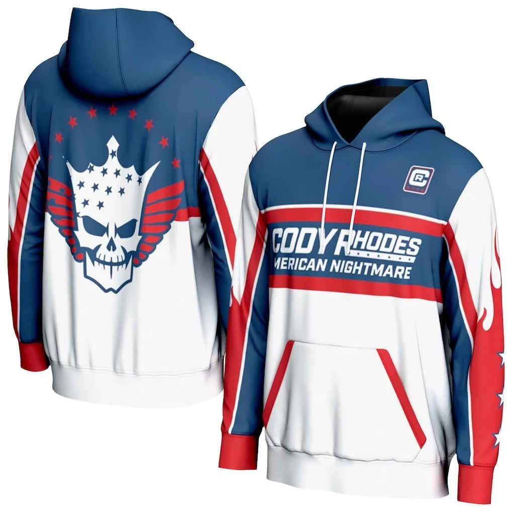 Cody Rhodes Hoodies 2025 Vintage Merch Hoodie Homens e Mulheres Hip-hop Sports Pullover Kateyes Moletom