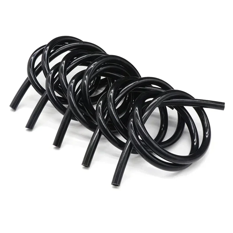 1/3/5/10m Black Silicone Tube ID 0.5 ~ 32mm Food Grade Tasteless High Temperature Resistant Flexible Silicone Tubing Water Hose