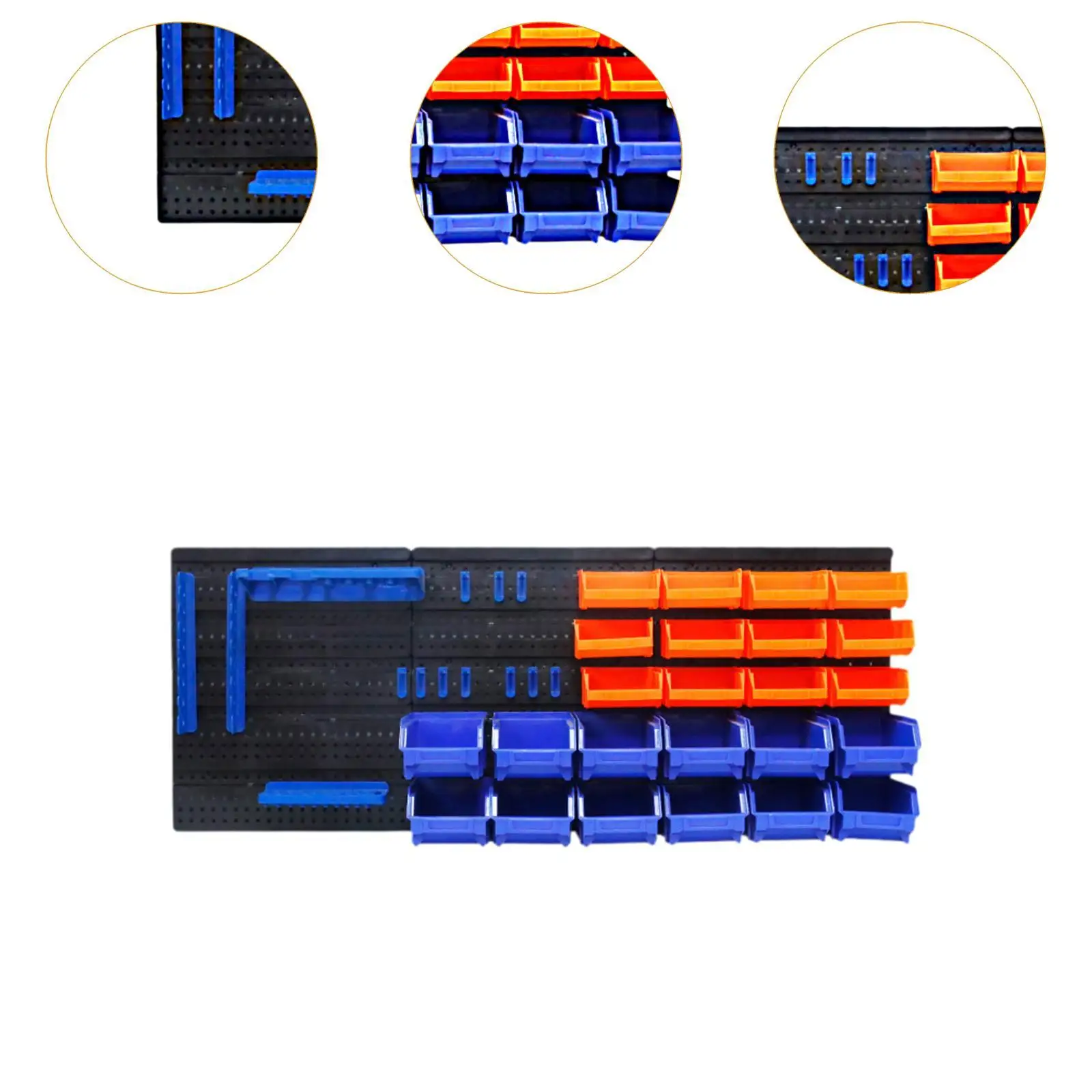 Storage Bins Parts Rack Beads Organization Versatile Warehouse Organizer