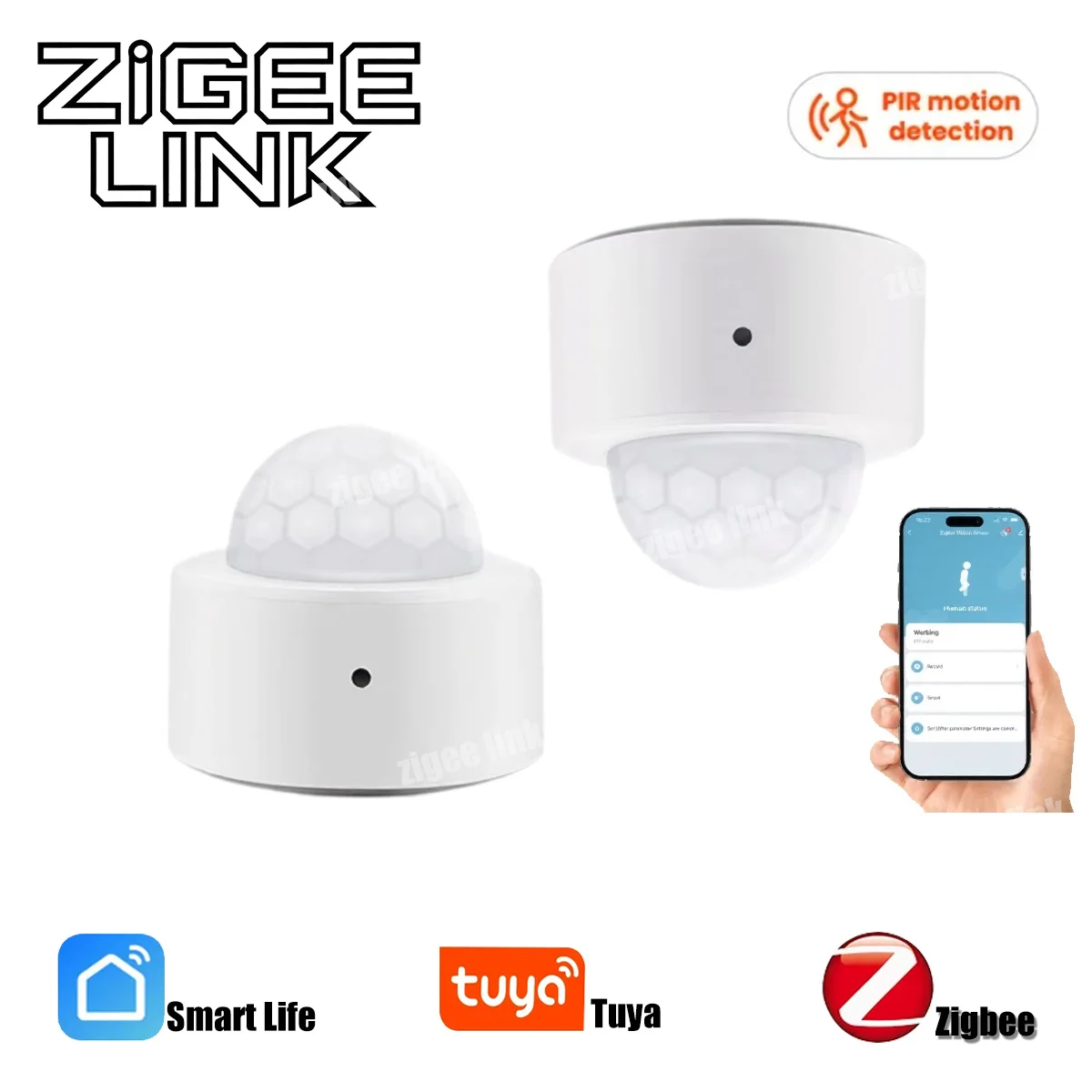 

Zigbee Mini PIR Motion Sensor Tuya Wireless Infrared Detector Smart Home Security Body Movement Works With Alexa Home Assistant