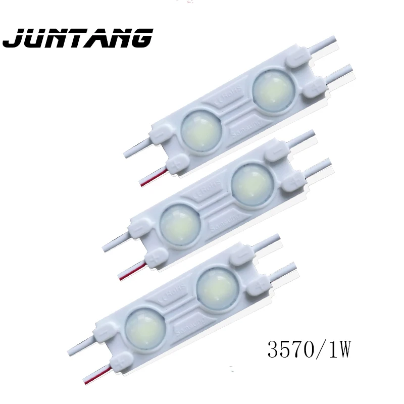

Светодиодный модуль SMD 5730, 2 светодисветильник да, модуль освещения 12 В постоянного тока, светодиодный Светодиодный модуль с высоким освещением, 1 Вт, модуль световых линз для рекламы