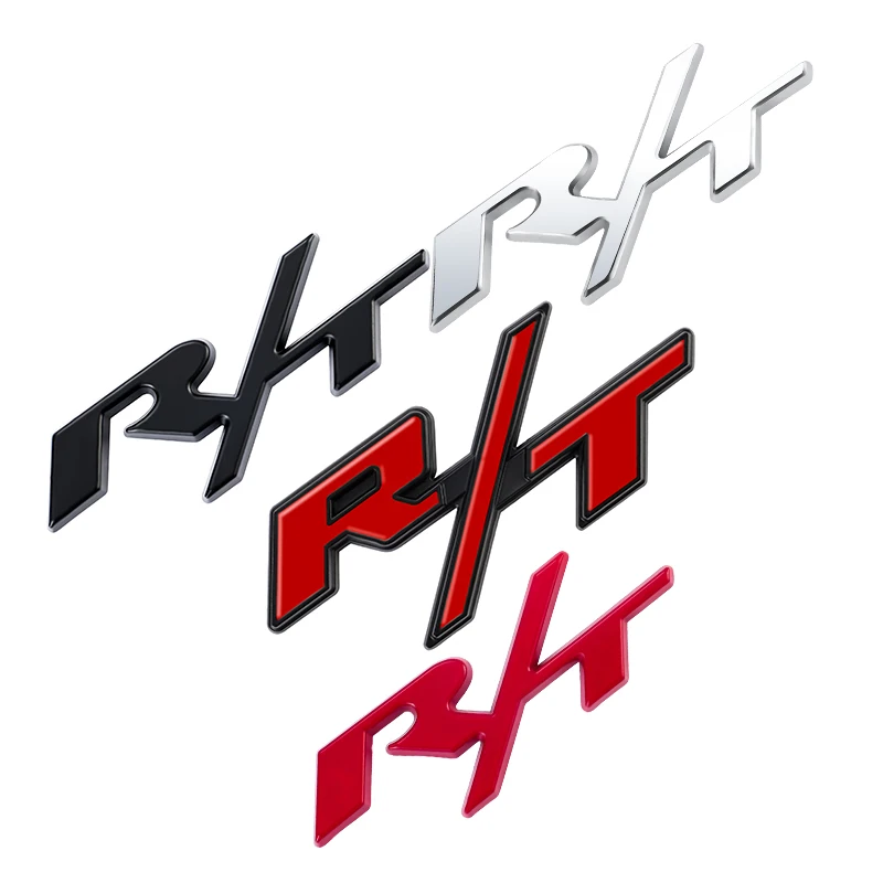 ملصقات السيارات ثلاثية الأبعاد R/T RT رسالة ل دودج رينيجيد قافلة كرايسلر جيب شيروكي كومباس تشالنجر شاحن رام عيار رحلة