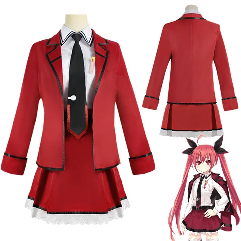 

Anime DATE A LIVE Kotori Itsuka Cosplay Costume Adult Women Girls Jk Skirt Suit Halloween Outfit Uniform Party Performance