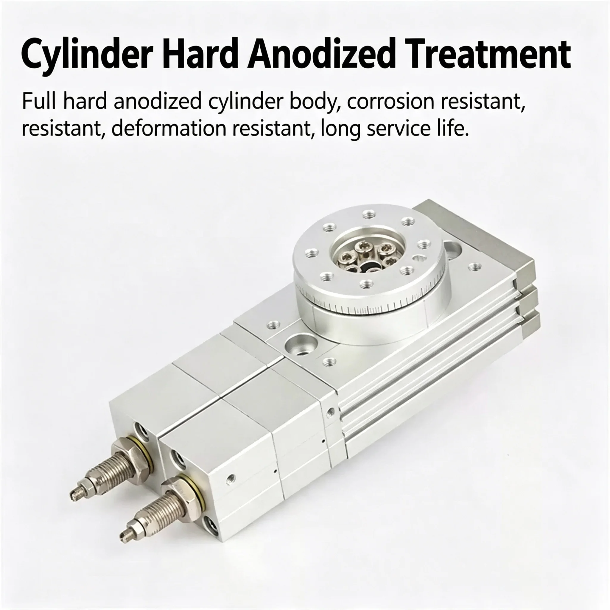 MSZA-10-20-30-50A MSZB High Precision Three Position Adjustable Rotary Swing Pneumatic Cylinders