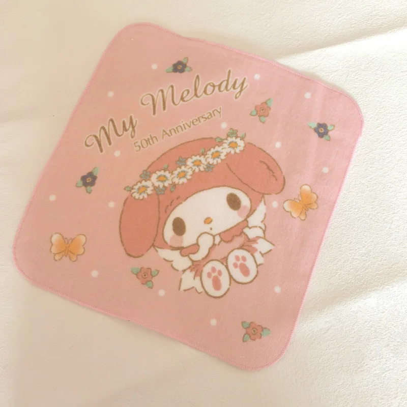 MINISO名創優品 純綿カットベルベット アクティブフラワー Sanli Oumei Loti Kulomi 子供用ハンドワイプ フェイスタオル スクエアスカーフ