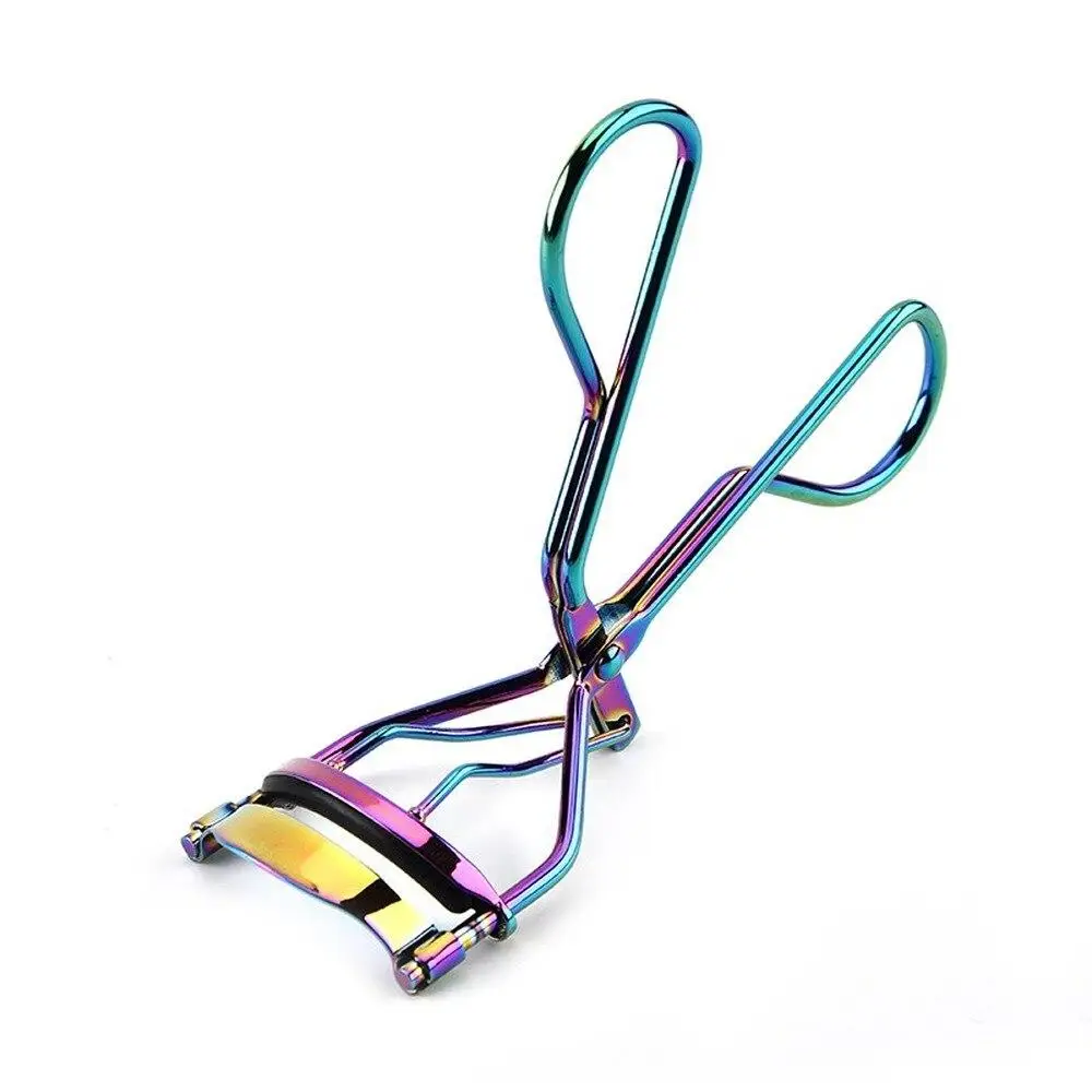 1 Piece Protable Colorful Eyelashes Curler Tweezer Curling Eye Lashes Clip Cosmetic Beauty Makeup Tool
