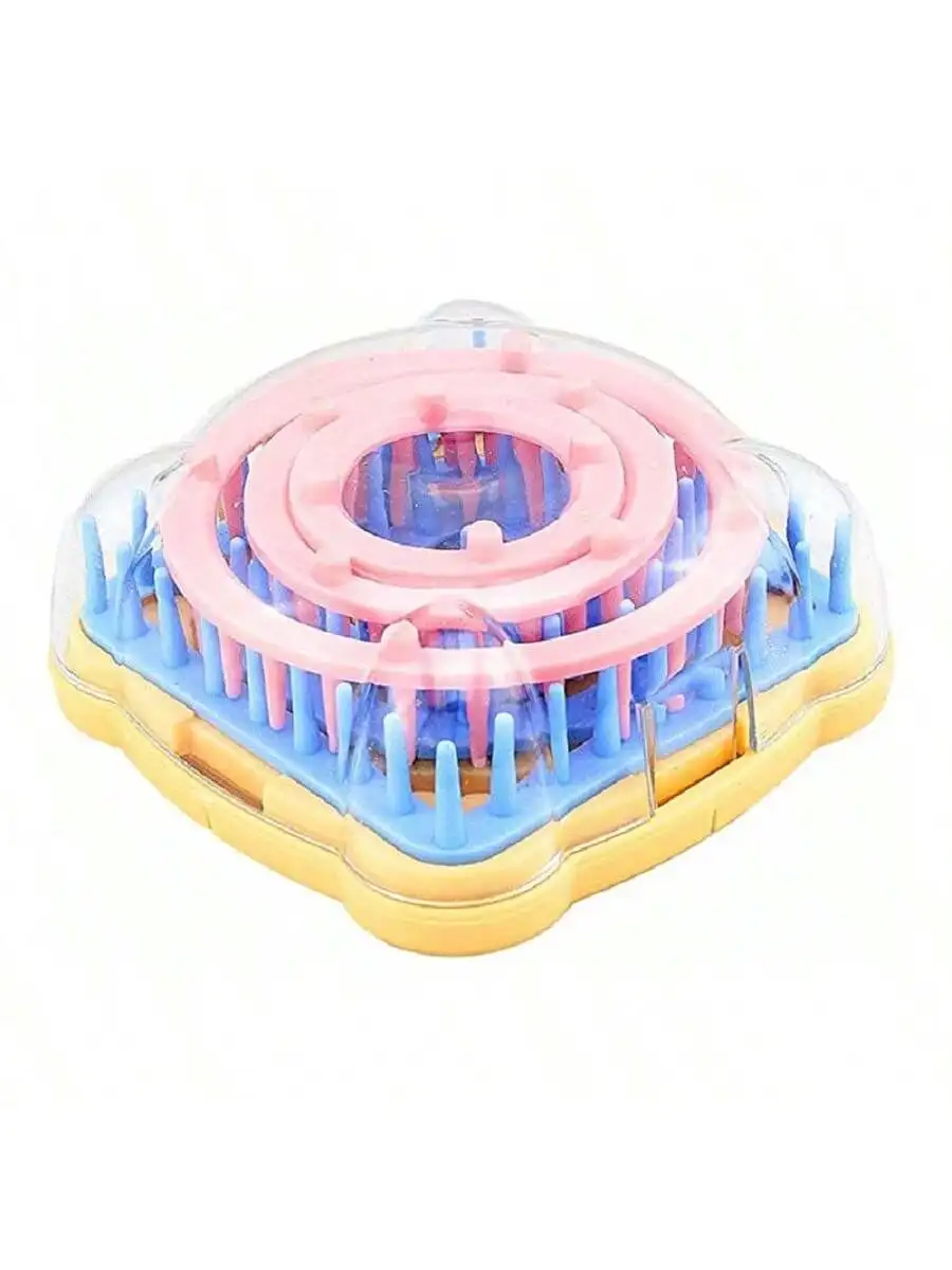 DIY اليد الحياكة زهرة شوكة تلوح في الأفق جهاز ديزي نمط صانع نسج أداة للحرف اليدوية مجموعة للمنزل