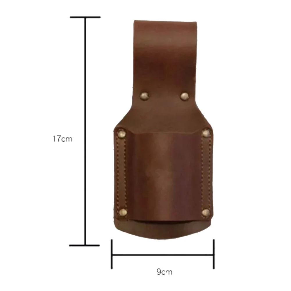 Camping Activities Brown Hammer Holder Stylish Outdoor Accessory Briefcase Portable Waist Holster Dimensions 17*9cm