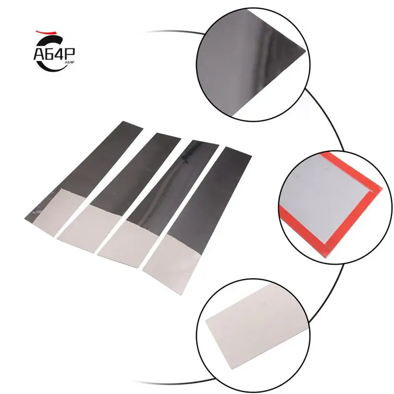 

A64P-For RIVIAN R1T 2022 2023 Car Door B Pillar Trim Molding Window Cover Trim Stickers Replacement Parts Accessories Stainless